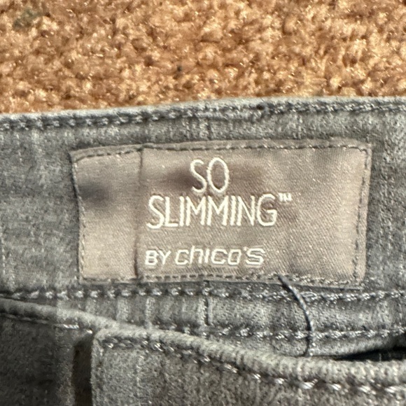 EUC Chico's Gray So Slimming Jeans - Picture 3 of 7
